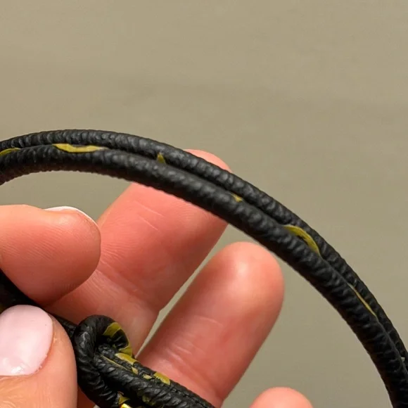 Gold lv leather black and tan Bracelet - Picture 11 of 11